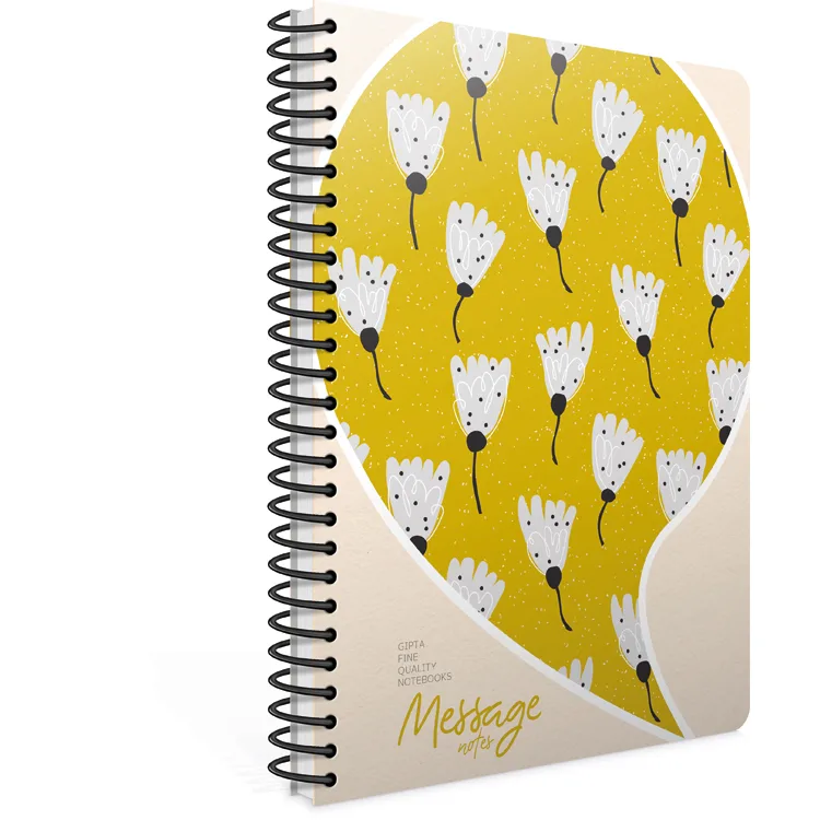 GIPTA MESSAGE NOTES SPİRALLİ SERT KAPAK DEFTER 17x24 120YP. KARELİ