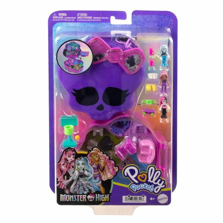 MATTEL HVV58 POLLY POCKET MONSTER HIGH TEMALI MİKRO OYUN SETİ 4+