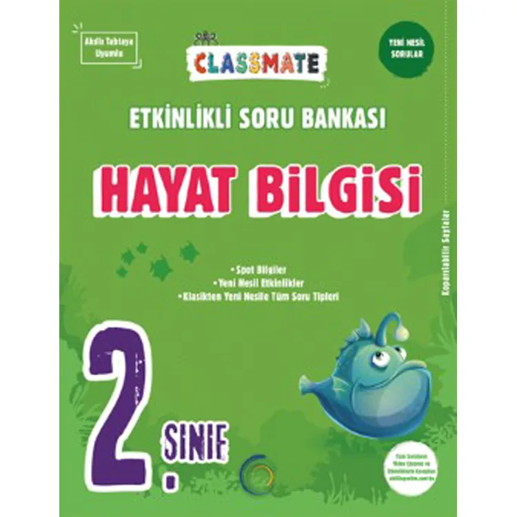 OKYANUS 2. SINIF CLASSMATE HAYAT BİLGİSİ ETKİNLİKLİ SORU BANKASI