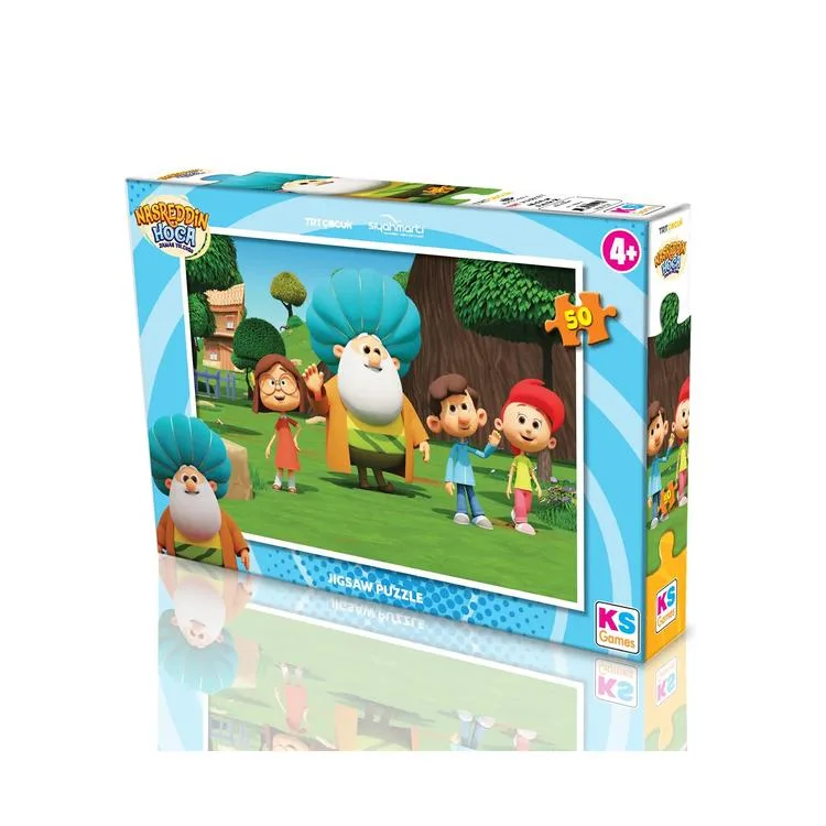 KS GAMES NAS709 NASREDDİN HOCA 34x48cm YAPBOZ/PUZZLE 50 PARÇA