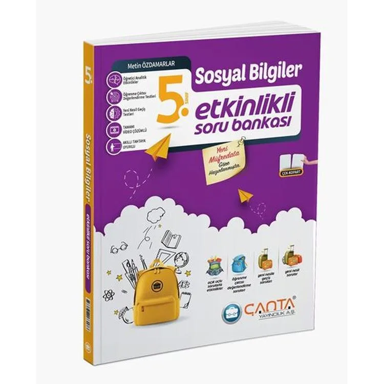 ÇANTA 5. SINIF SOSYAL BİLGİLER ETKİNLİKLİ KAZANIM SORU BANKASI