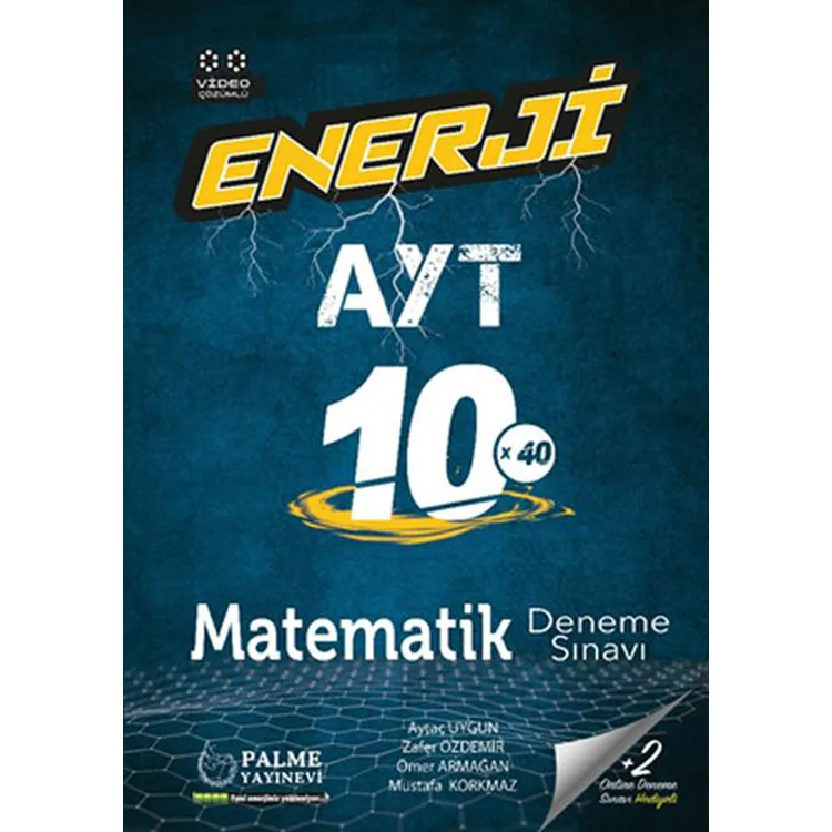 PALME AYT MATEMATİK ENERJİ 10 DENEME SINAVI VİDEO ÇÖZÜMLÜ