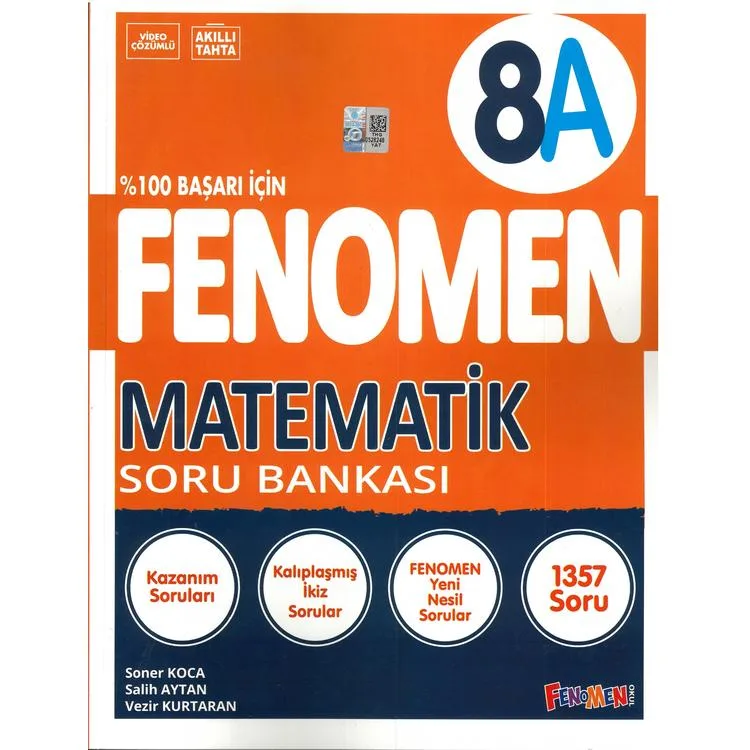 FENOMEN 8. SINIF MATEMATİK (A) YENİ NESİL SORU BANKASI