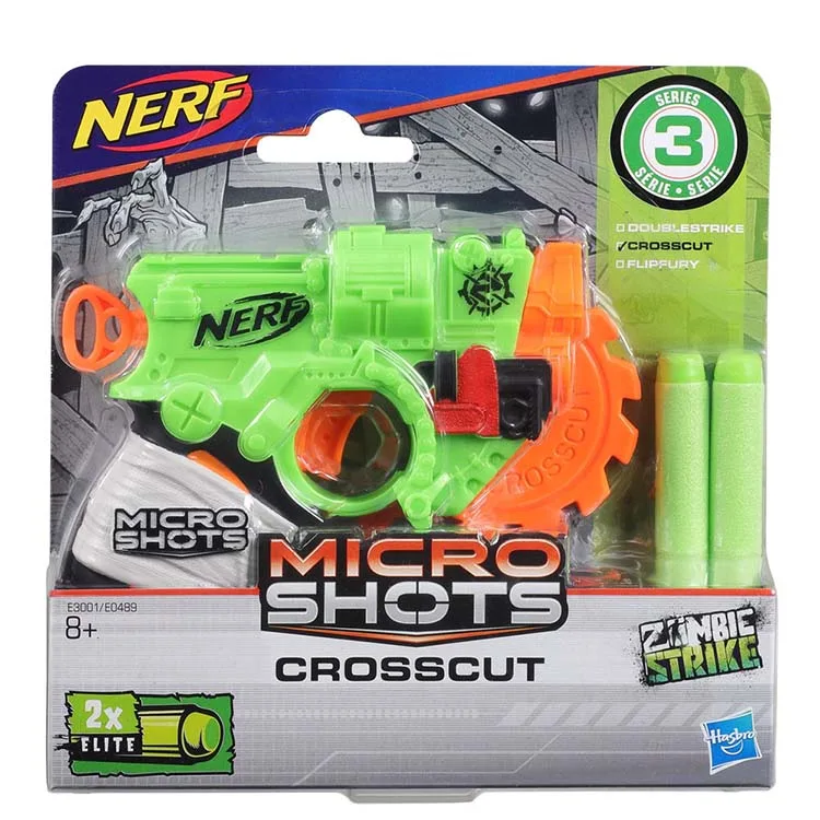 HASBRO E0489 NERF MICROSHOTS CROSSCUT DOUBLESTRIKE E3001