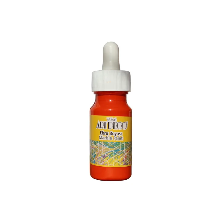 LİSANS ARTDECO EBRU BOYASI 30ML TURUNCU