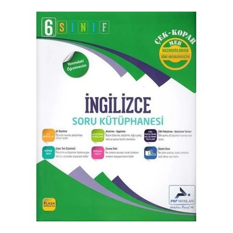 PARAF 6. SINIF İNGİLİZCE SORU KÜTÜPHANESİ