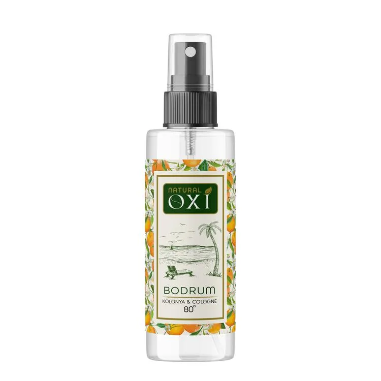 OXİ NATURAL PREMİUM 80° KOLONYA 150ML PET ŞİŞE KUTULU - BODRUM