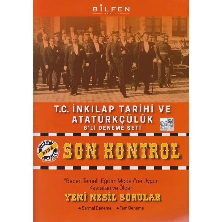 BİLFEN 8. SINIF T.C İNKİLAP TARİHİ VE ATATÜRKÇÜLÜK 8'Lİ DENEME SON KONTROL