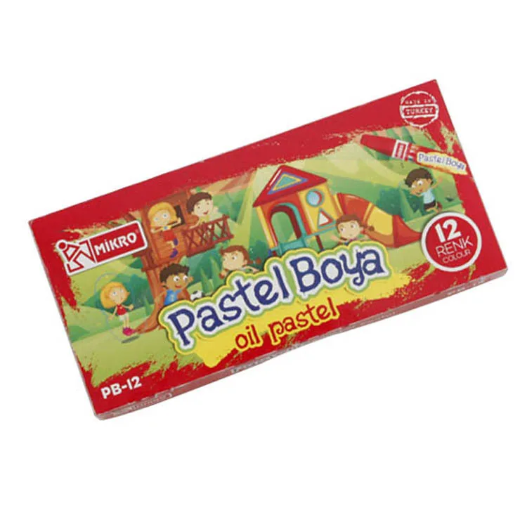 MİKRO PB-12N PASTEL BOYA KAPAKLI