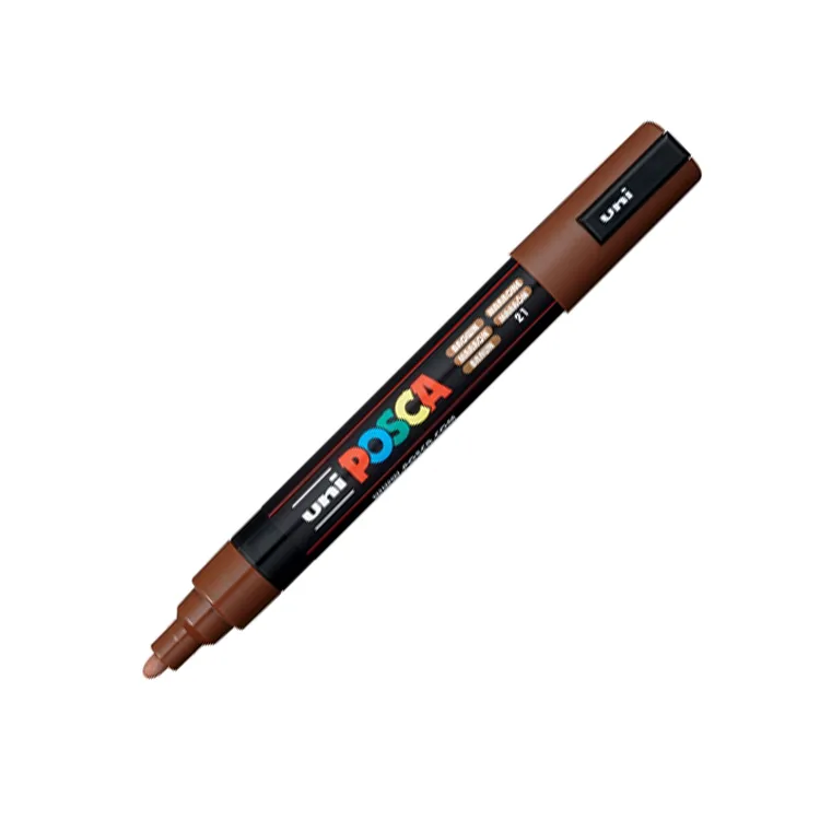 UNİ POSCA SU BAZLI POSTER MARKER 1.8-2.5 KAHVERENGİ PC-5M