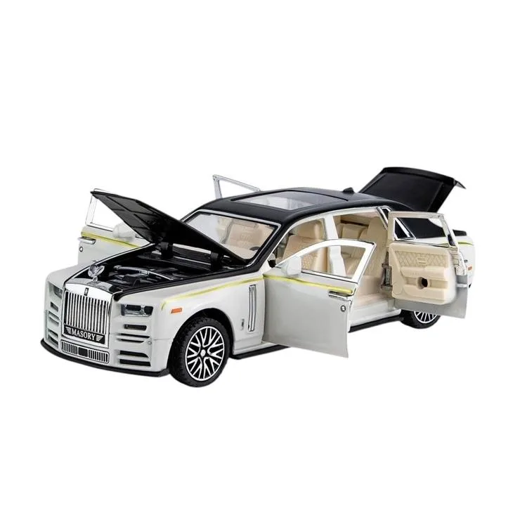 VARDEM A3214 ALLOY CAR ÇEK BIRAK IŞIKLI VE SESLİ AÇILABİLİR KAPI 1:32 MODEL ROLLS ROYCE KUTULU 6+ TEKLİ