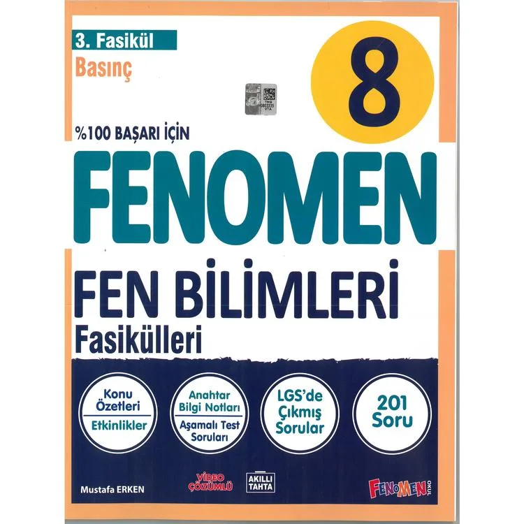 FENOMEN 8. SINIF FEN BİLİMLERİ 3. FASİKÜL - BASINÇ