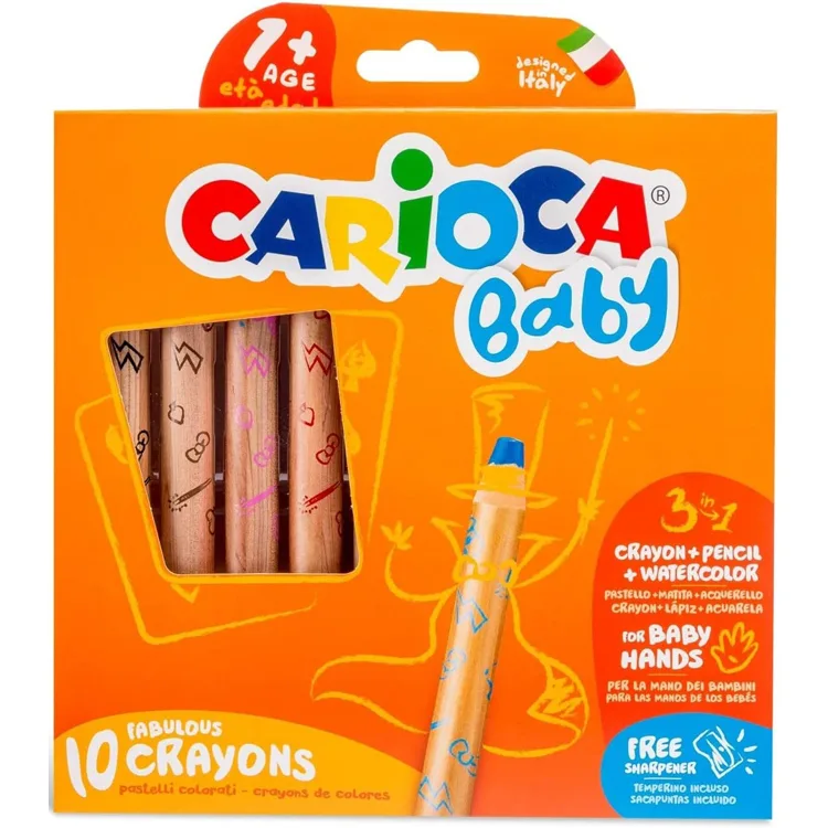 CARIOCA BABY JUMBO KURUBOYA KALEMİ 10'LU - 42818