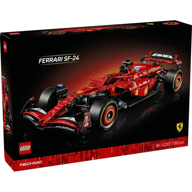 LEGO TECHNIC 42207 FERRARI SF-24 F1 ARABA 1361 PARÇA 18+