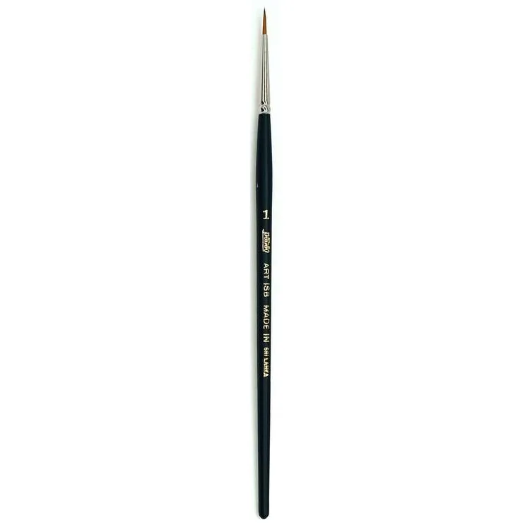 PEBEO ISB/1 IMITATION SABLE SAMUR KISA SAPLI SULU BOYA FIRÇASI NO:1 - TEKLİ