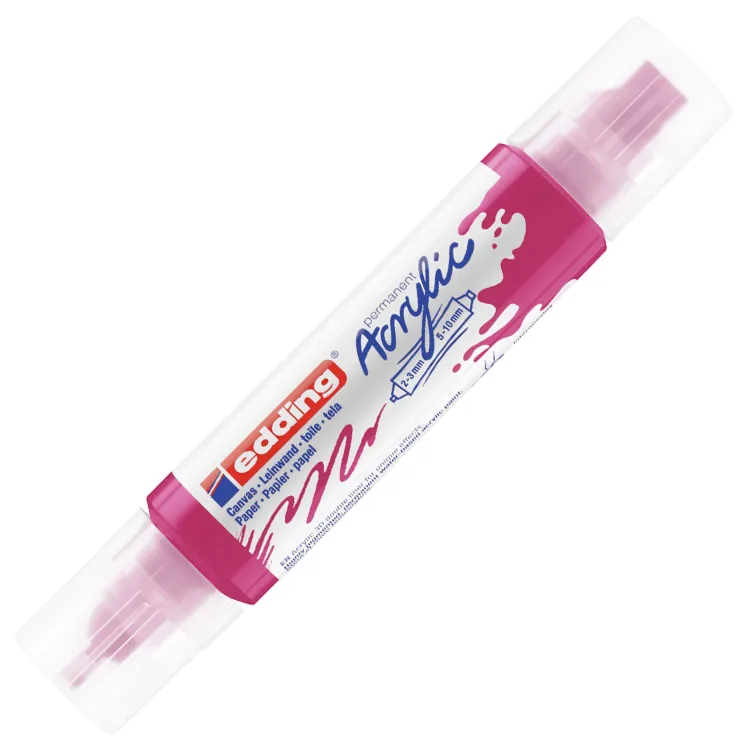 EDDING 5400 NO:907 3D DOUBLE LINER AKRİLİK KALEM TELEMAGENTA