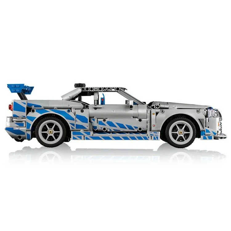 LEGO TECHNIC 42210 FAST FURIOUS NISSAN SKYLINE GT-R R34 1410 PARÇA 18+