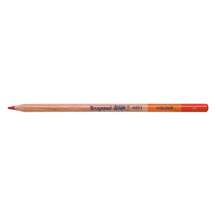 BRUYNZEEL DESING COLOUR KURU BOYA KALEMİ - VERMILION - B880531K