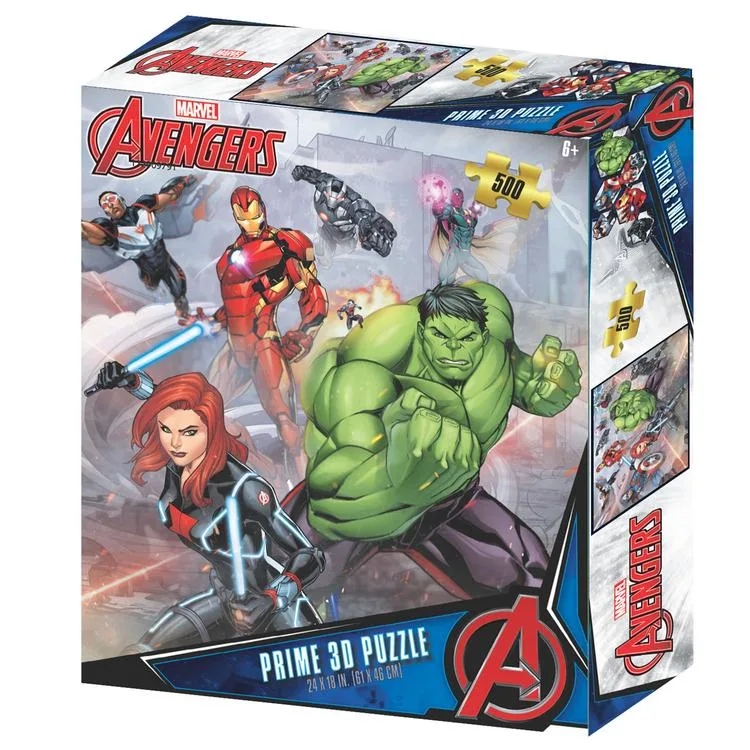 NECOTOYS 32549 PRIME AVENGERS 500 PARÇA 3D PUZZLE
