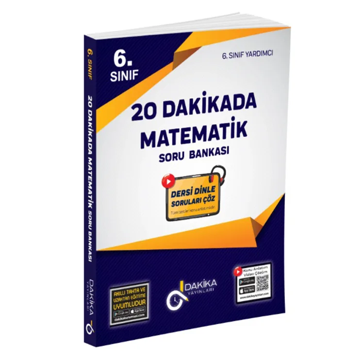 DAKİKA 6. SINIF 20 DAKİKADA MATEMATİK SORU BANKASI