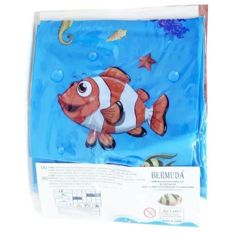 BERMUDE KZL-BW47029-K NEMO BALIK DESENLİ ŞİŞME DENİZ KOLLUĞU 30X15cm