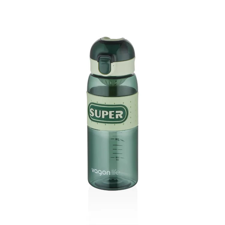 VAGONLİFE VGN2024 EL TUTMA ASKILI PİPETSİZ SÜZGEÇLİ MATARA 600 ML