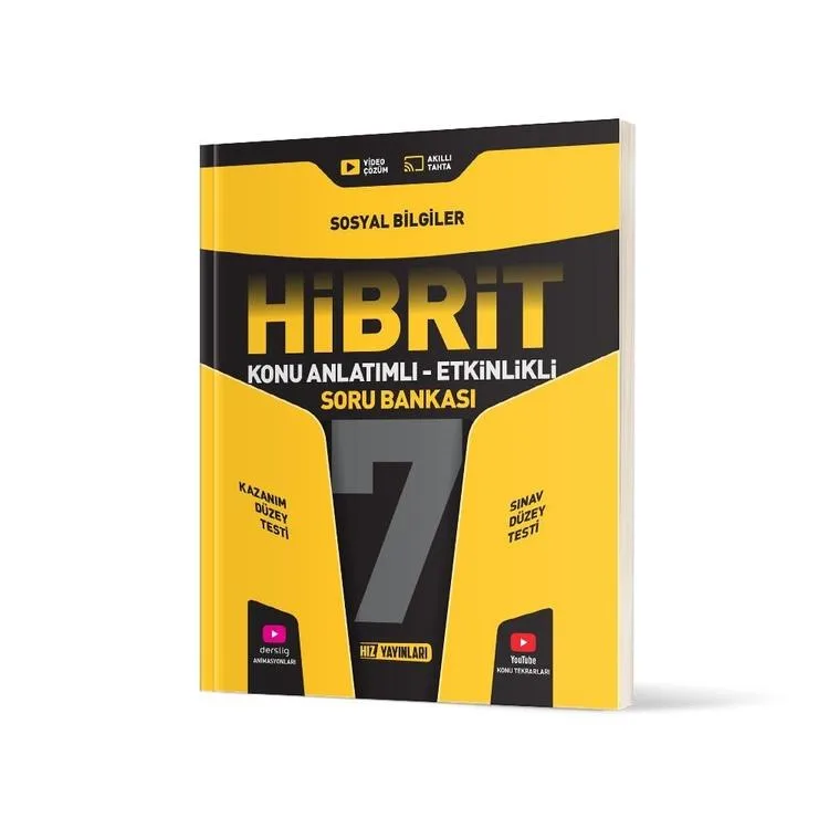 HIZ 7. SINIF HİBRİT SOSYAL BİLGİLER SORU BANKASI - 2025 MÜFREDAT