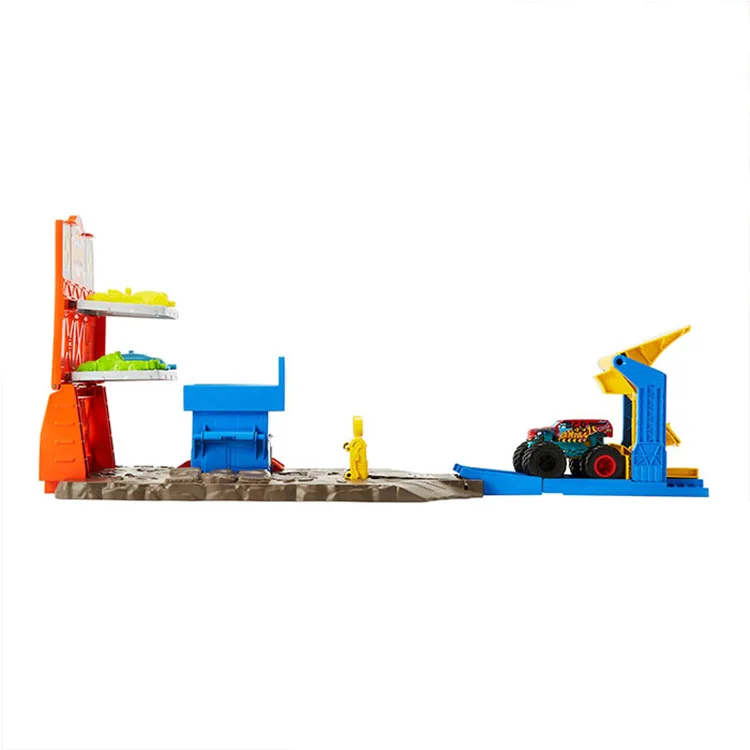 MATTEL HFB12 HOT WHEELS MONSTER TRUCKS PATLAMA İSTASYONU OYUN SETİ