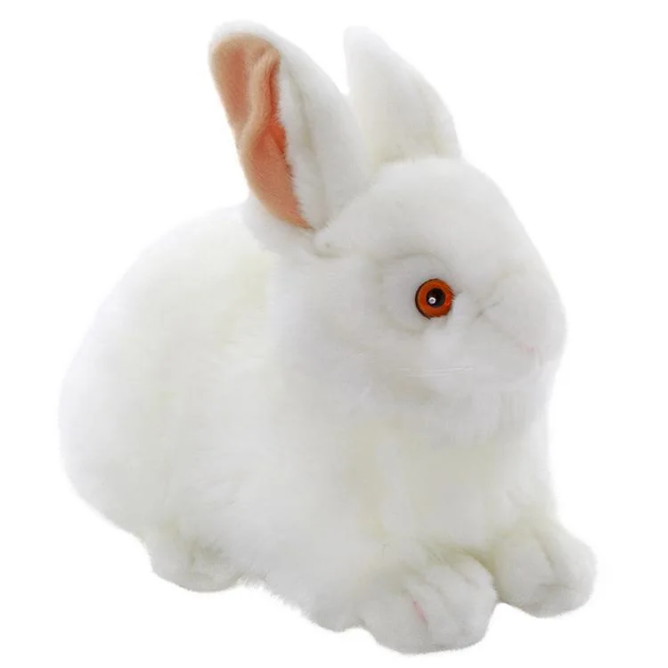 NECOTOYS ANIMALS OF THE WORLD 20876 BEYAZ TAVŞAN PELUŞ 23 CM