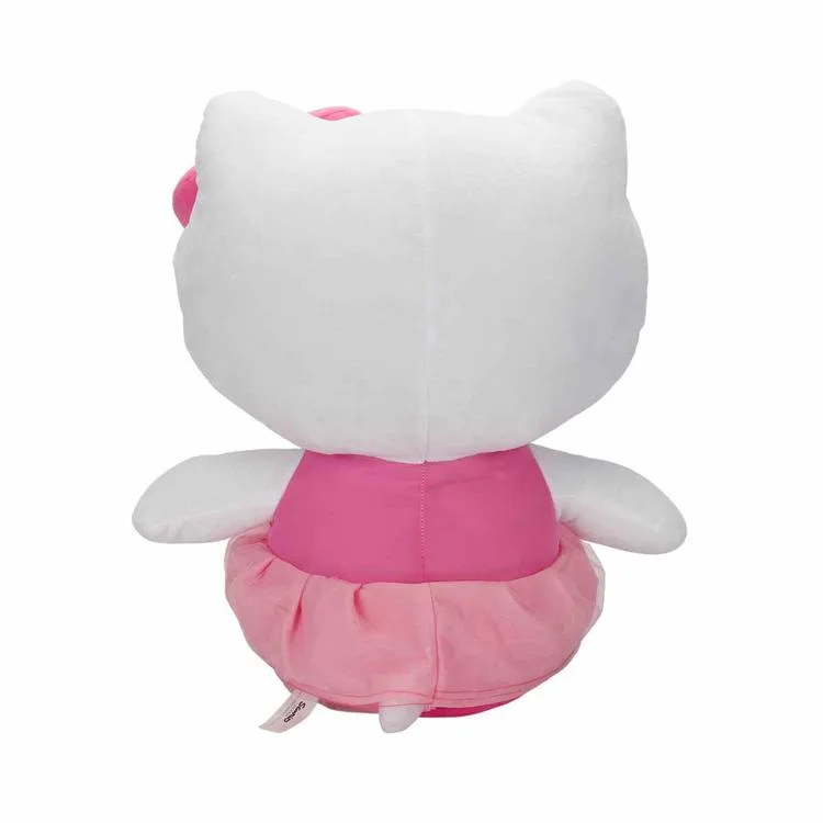 SUNMAN OT180201-A HELLO KITTY ELBİSELİ KURDELELİ PELUŞ 36 CM