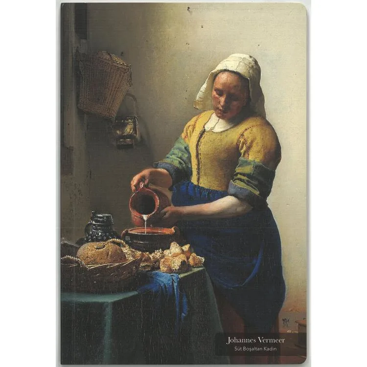 PAPİRÜS TUVAL TERZİ DİKİŞ KARTON KAPAK 16X23 56YP. ÇİZGİLİ DEFTER