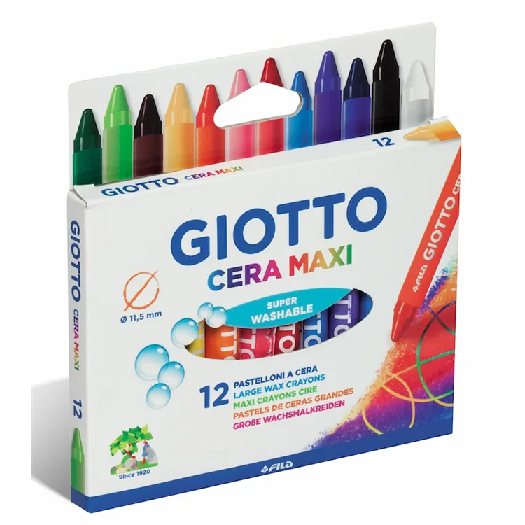 GIOTTO CERA MAXI JUMBO MUM BOYA 12 RENK 291200