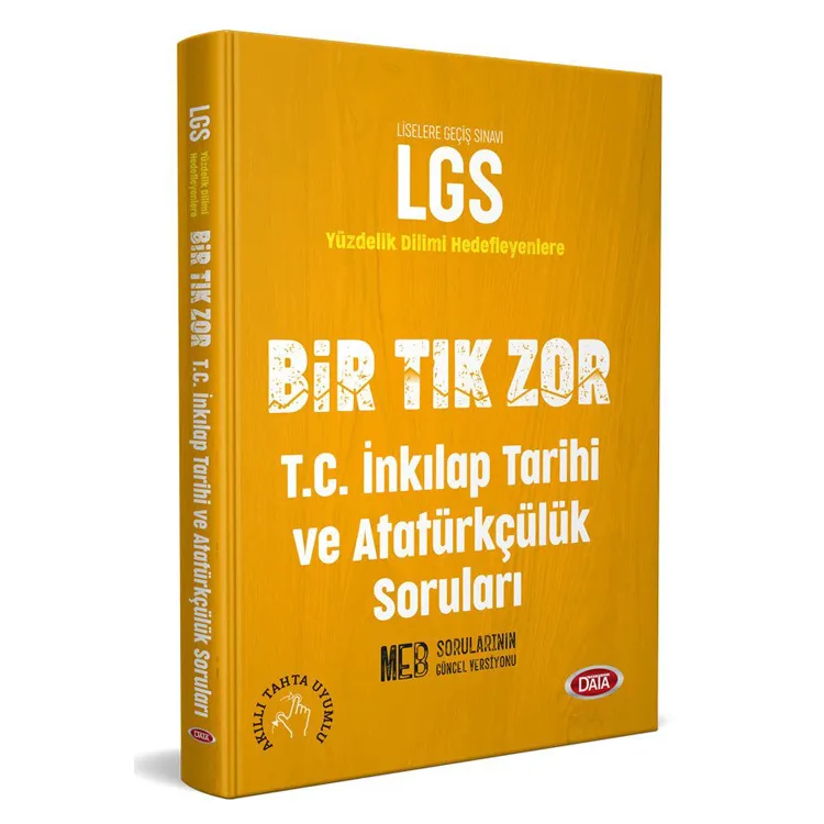DATA LGS BİR TIK ZOR İNKILAP TARİHİ VE ATATÜRKÇÜLÜK SORULARI