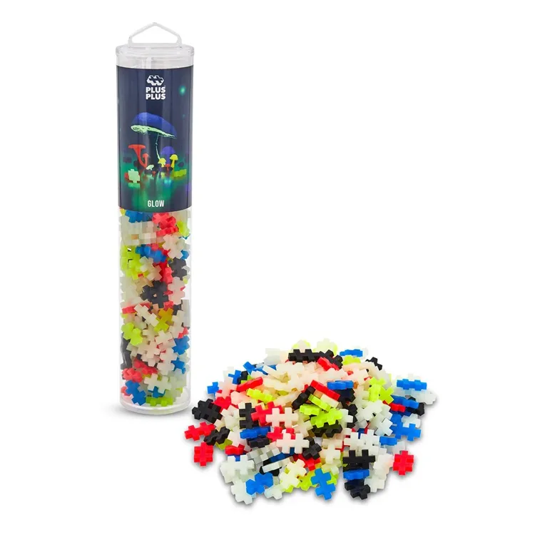 PLUS-PLUS 4283 GLOW MİNİ MİX BLOK PUZZLE YAPI SETİ 240 PARÇA TÜP