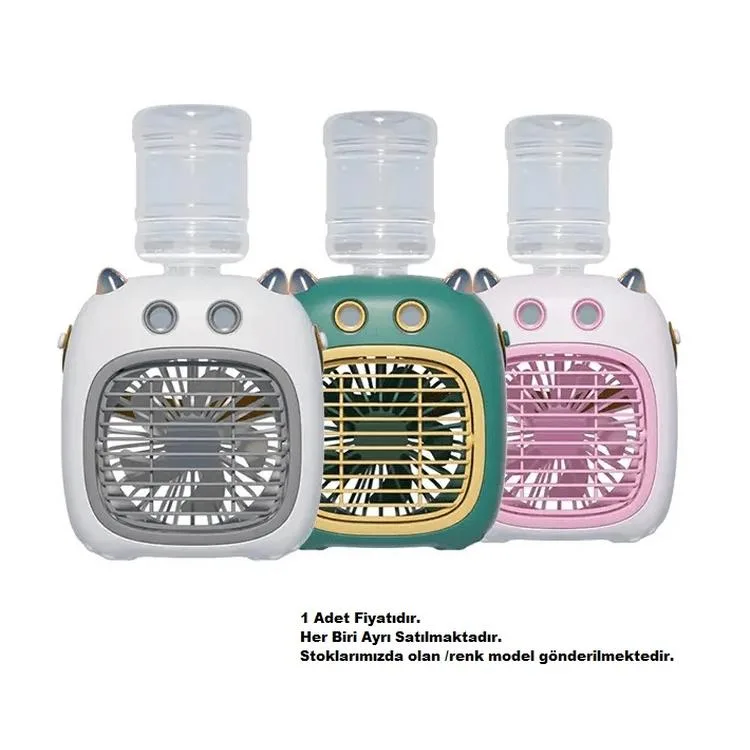 FANIX FNX-6620 MASAÜSTÜ ŞARJLI USB BUHARLI TİLKİ MODEL SOĞUTUCU FAN - TEKLİ