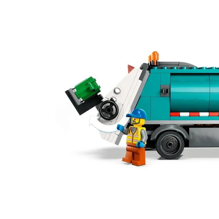 LEGO 60386 CİTY GRİ DÖNÜŞÜM KAMYONU 261 PARÇA 5+