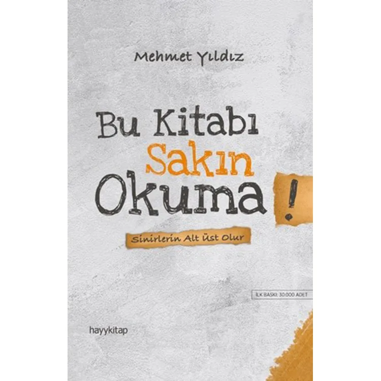 BU KİTABI SAKIN OKUMA