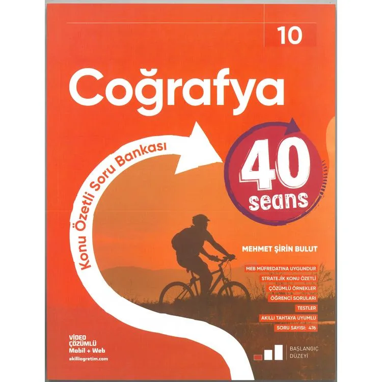 OKYANUS 10. SINIF 40 SEANSTA COĞRAFYA (KONU ÖZETLİ SORU BANKASI)
