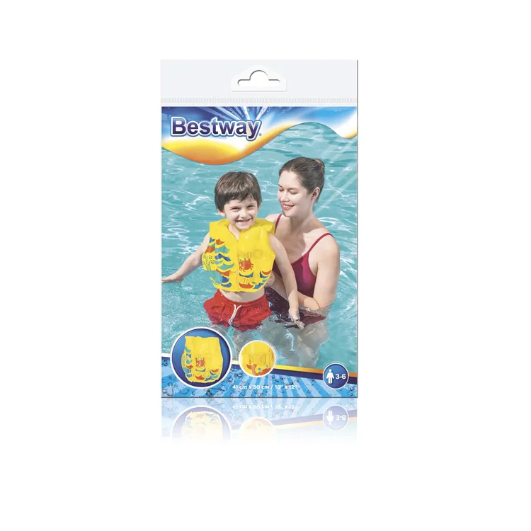 BERMUDE KZL-BW32069YD DESENLİ ÇOCUK CAN YELEĞİ 41X30cm