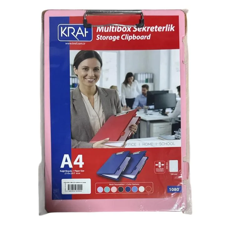 KRAF 1080 MULTIBOX SEKRETERLİK SAKLAMA BÖLMELİ A4 - GÜL KURUSU