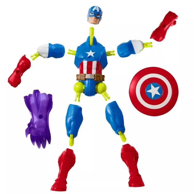 HASBRO 43521 MARVEL AVENGERS CAPTAIN AMERICA MİXMASHERS FİGÜR 4+