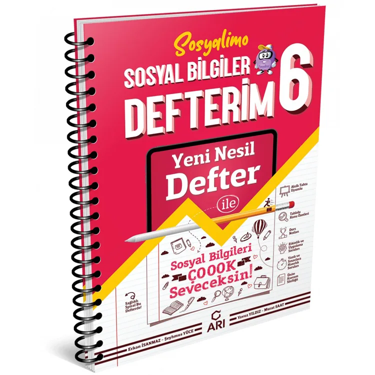 ARI 6. SINIF SOSYALİMO SOSYAL BİLGİLER DEFTERİM