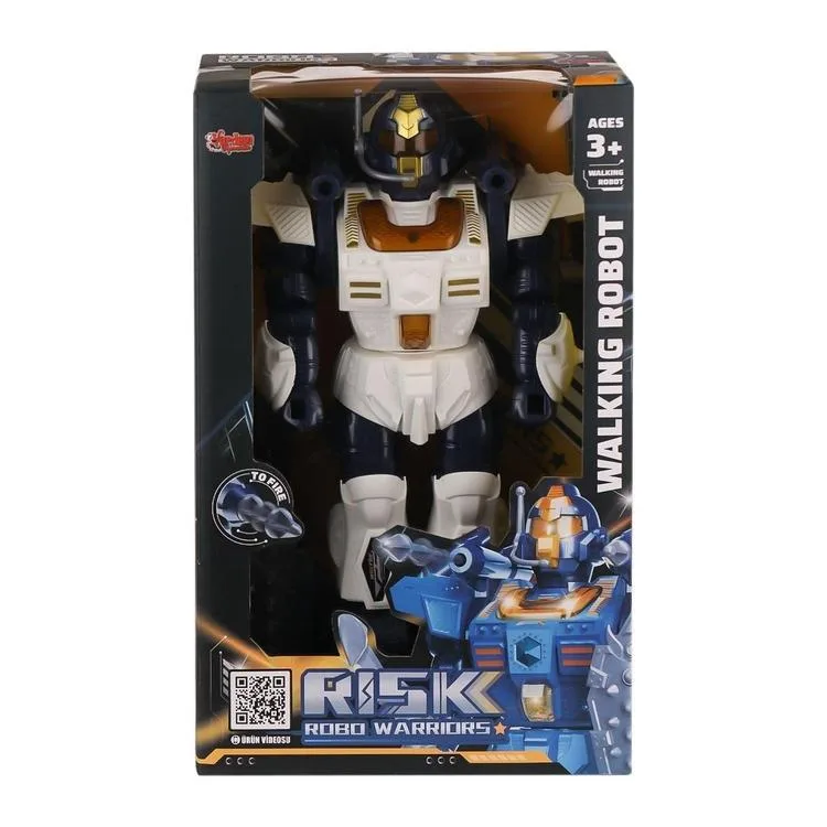 VARDEM 6051 SESLİ IŞIKLI ROKET ATAN SAVAŞÇI ROBOT 3+