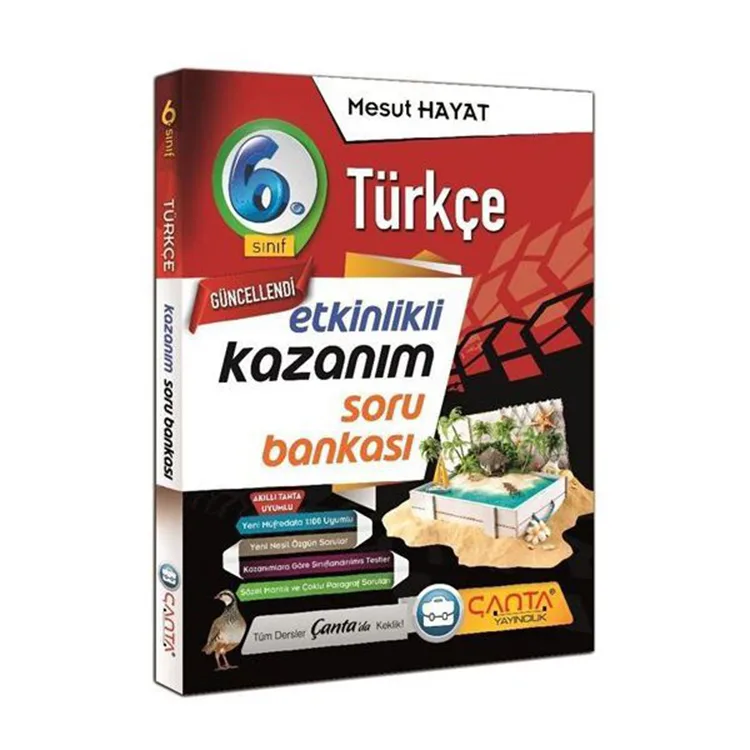 ÇANTA 6. SINIF KAZANIM TÜRKÇE SORU BANKASI 2020