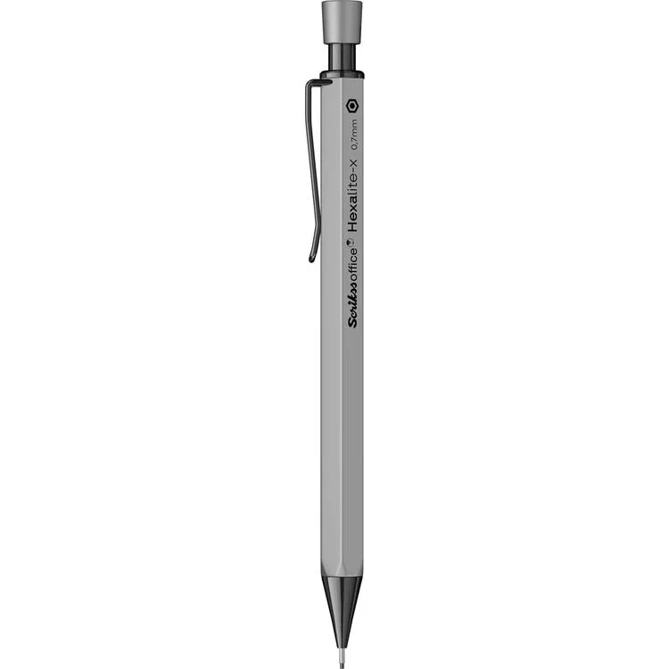SCRIKSS HEXALITE-X VERSATİL KALEM 0.7 AÇIK GRİ