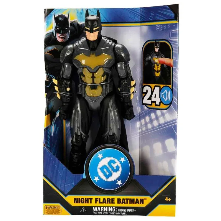 SUNMAN S00008134 (6073931) NIGHT FLARE BATMAN IŞIKLI VE SESLİ AKSİYON FİGÜR 30 CM 4+ ( TEKLİ )