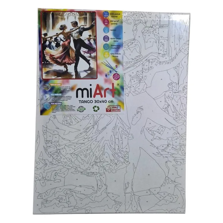 MİART MSB30423 30X40 SAYILARLA BOYAMA TUVAL - TANGO