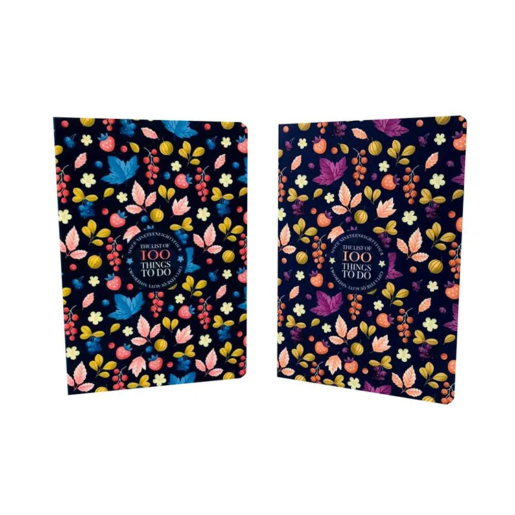 GIPTA 3913 100 THINGS TEL DİKİŞLİ KARTON KAPAK A6 80YP. ÇİZGİLİ DEFTER - TEKLİ