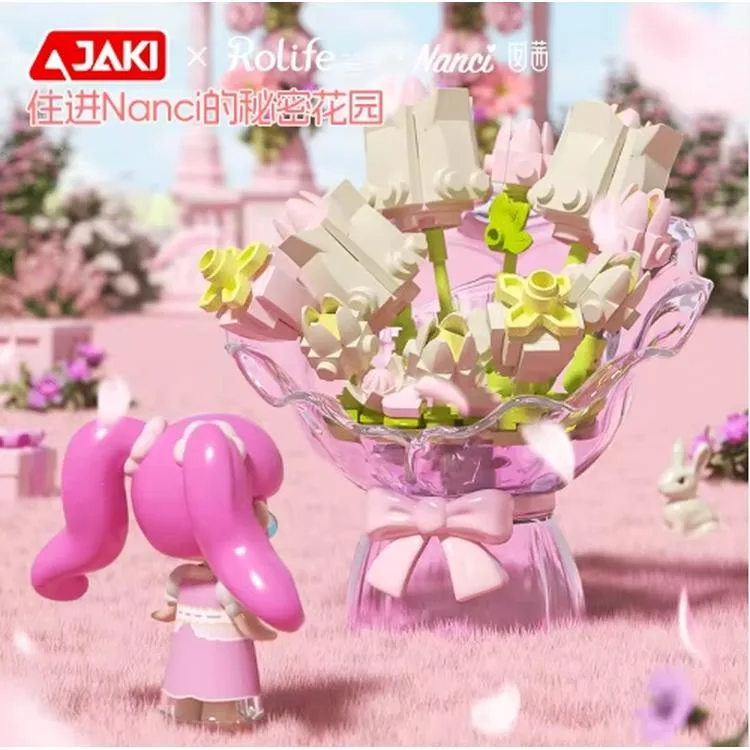 VAGONLIFE JAKI HK121 NANCİ ÇİÇEK BUKETİ 187 PARÇA BLOCK OYUNCAK 8+