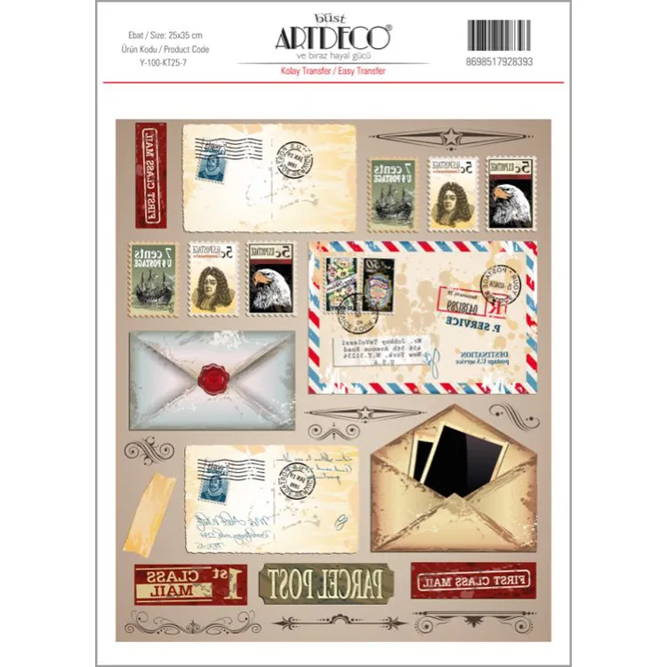 ARTDECO KOLAY TRANSFER 25X35CM DESEN NO:7